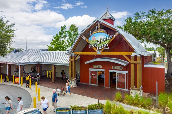 Freshfields Farm is a barn line grocery store that provides local produce and meat to Southern Oaks residents.