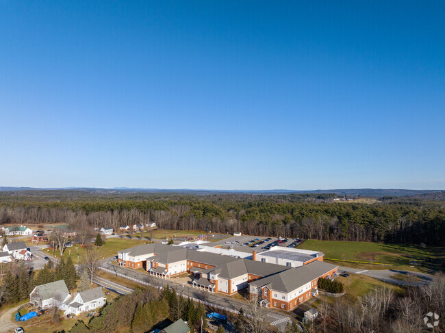 Weare Middle School in the town of Weare, NH serves grades 6-8.