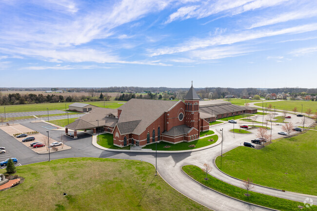 St. Mary Elementary School is connected to it's namesake church.