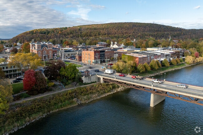 Owego features five bridges spanning the Susquehanna River.