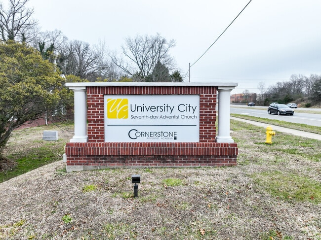The signage at Cornerstone Adventist Academy.