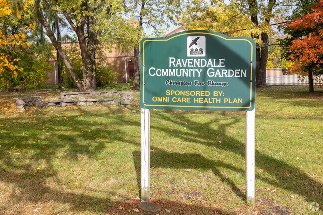 The Ravendale Community Garden is tucked off the road, and is a great space for the community.
