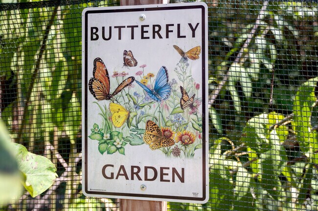 Enjoy the butterfly garden at the at Little River Regional Park.