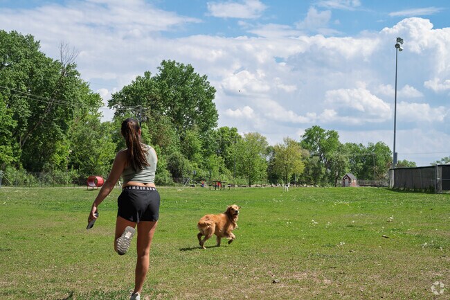 Houska Park is a great place to play fetch.