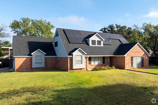 Larger brick traditional homes can be found in Bryan.