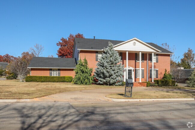 Colonial style homes sit among the diverse styles of Glenbrook.