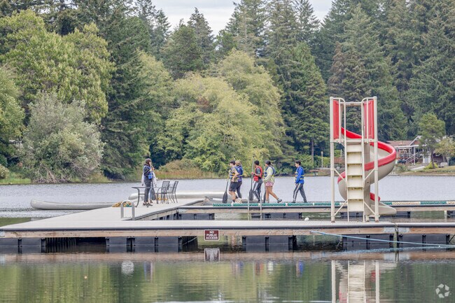 Heading to the water at Miracle Ranch Summer Camp in Burley WA.