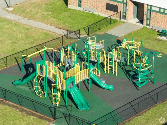Bring your kids tot the playground at Downey Elementary School in Brockton.
