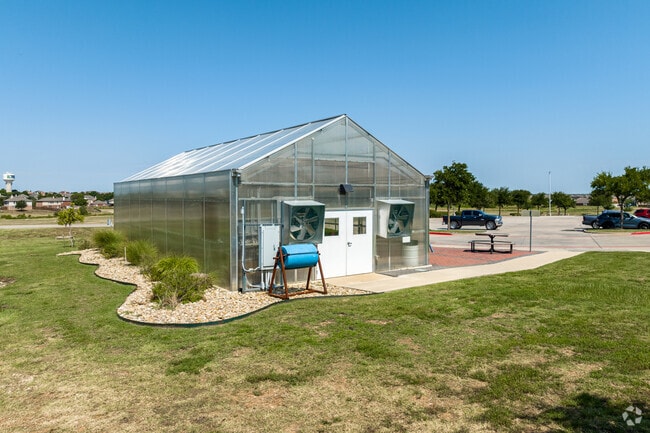 Little Elm High School greenhouse