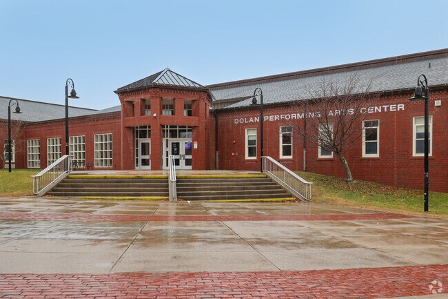 Ipswich Middle School is located on the same property as the High School.