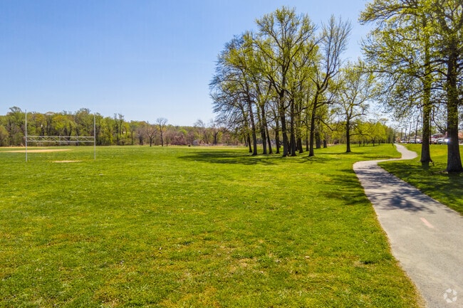 Nature lovers explore the winding Northwest Branch Trail near Lewisdale for outdoor fun.