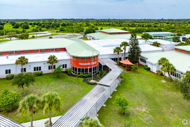 Local children spend their primary years at Treasure Coast Elementary School.