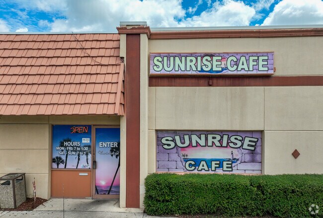 Sunrise Cafe on Nova Road is many residents' go-to for breakfast and lunch in Daytona Pines.