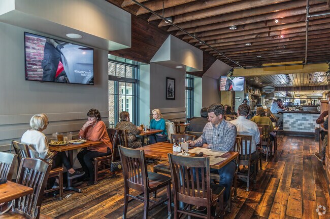 Enjoy Creole-inspired cuisine at Boure Restaurant on the historic Oxford Square.