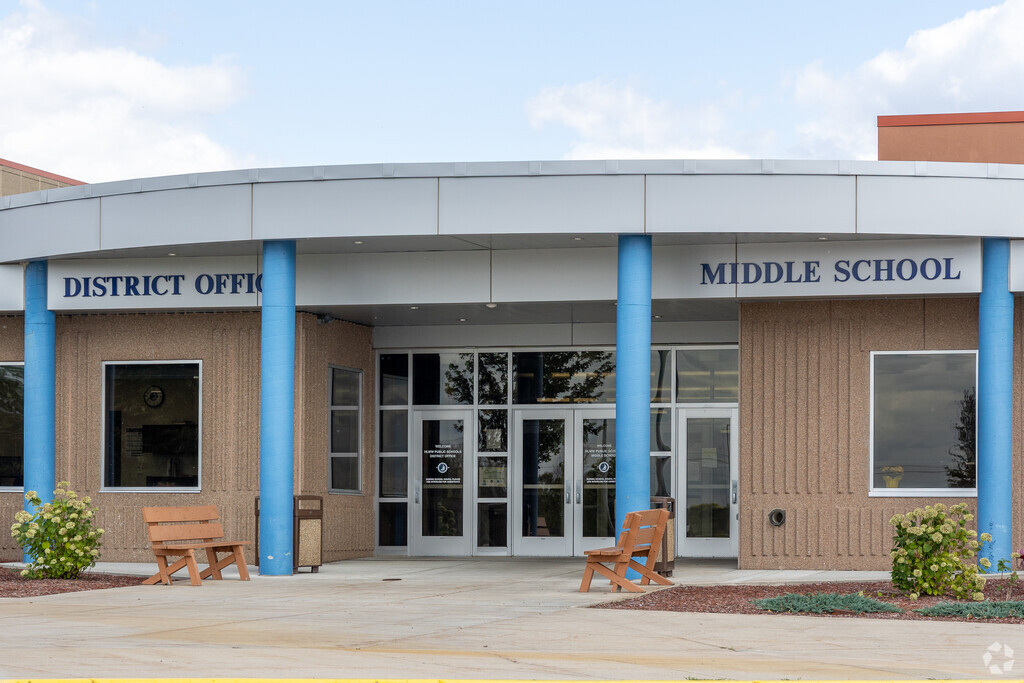 Howard Lake Middle School is adjacent to the high school.