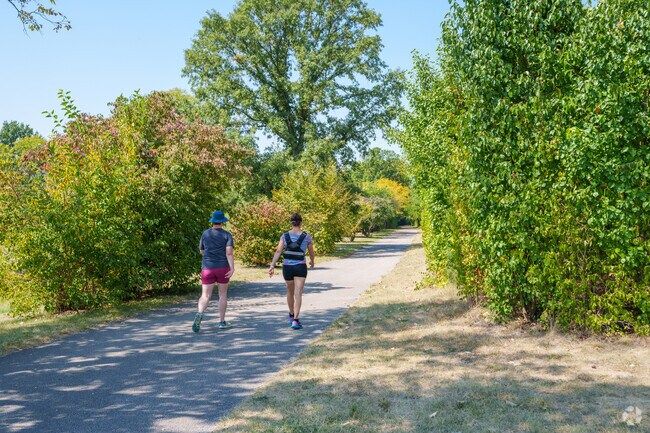 Seasons Four is a short drive from the Linear Trail where folks can enjoy a nature walk.