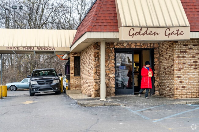 Ballenger Highway locals use the drive thru service at Golden Gate Restaurant.