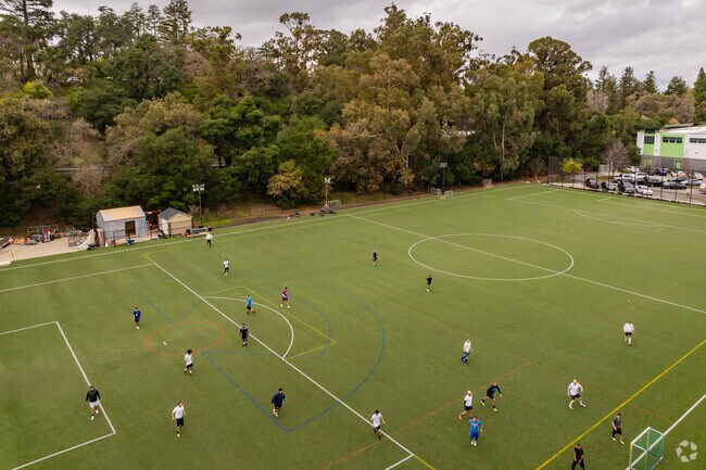 Enjoy a soccer game at Creekside Turf Sports Park.