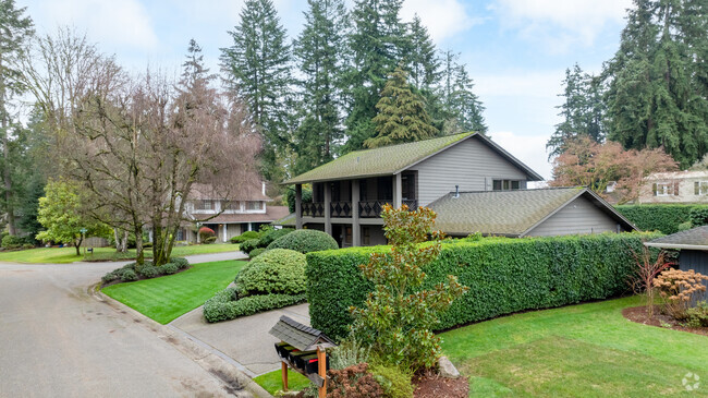 Wide streets yet cozy homes are found throughout the Mercer Island Estates neighborhood.