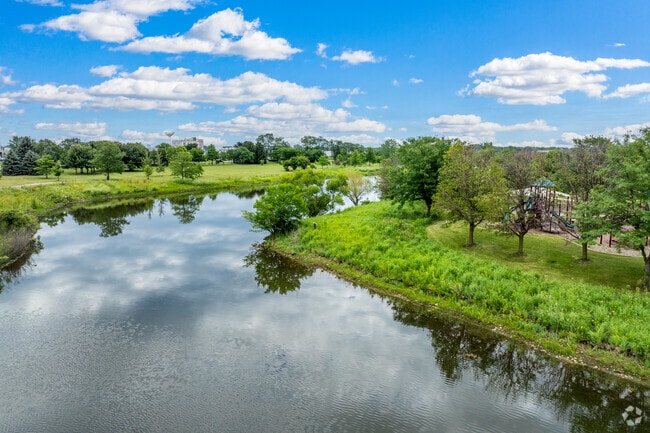 Wildflower Park is surrounded by scenic nature for residents to enjoy.