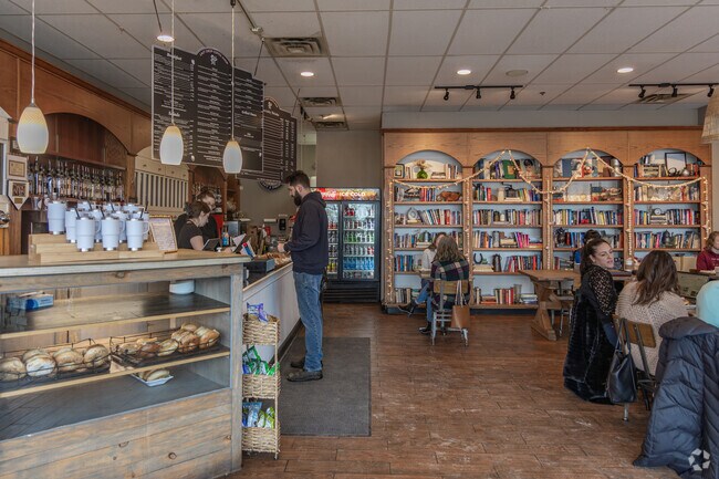 Enjoy the friendly atmosphere at the Last Drop Coffee Shop in Monroe.
