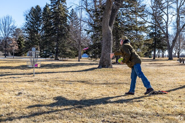 Malgaard Park has a firsbee golf course for all to enjoy year round.