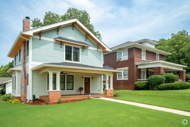 Four square houses on a perfect weather day are hard to beat in Norwood.