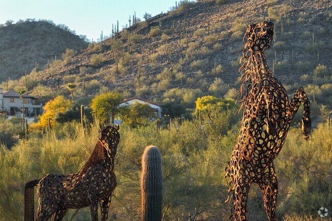 Carefree's desert landscape provides inspiration to local artists.