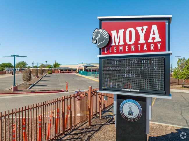 Moya Elementary School promotes academic excellence.