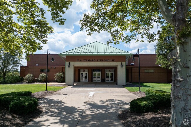 The N.A. D'Amato Field House at Memorial High School in Campbell, Ohio.