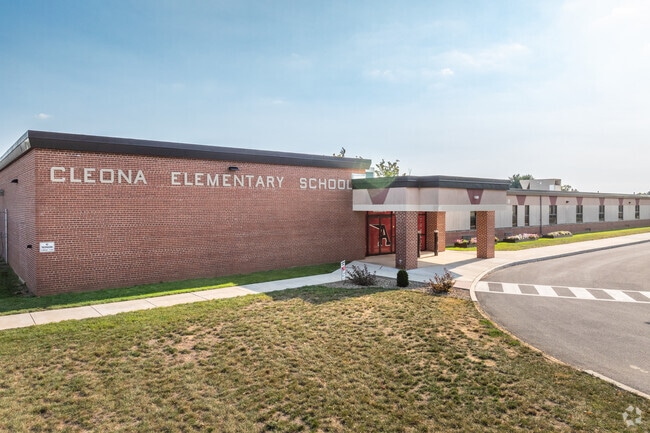 Cleona Elementary School has around 299 students scoring a B+ rating on Niche.com.