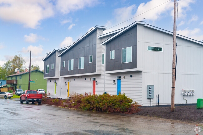 Modern townhomes are appearing in Fairview’s housing mix.
