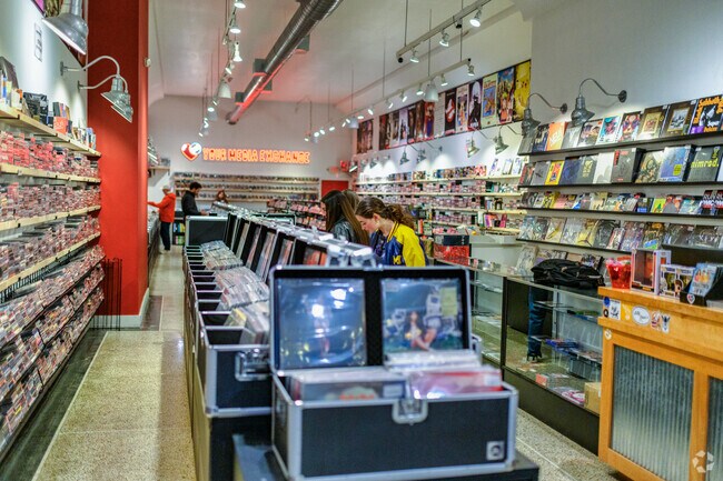 Your Media Exchange, located downtown, has a large collection of vinyl near Barton Hills.