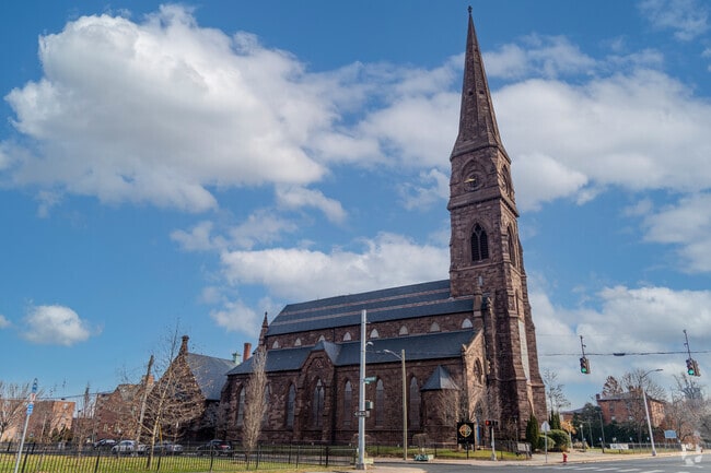Beautiful Asylum Hill Congregational Church in Hartford, Connecticut.