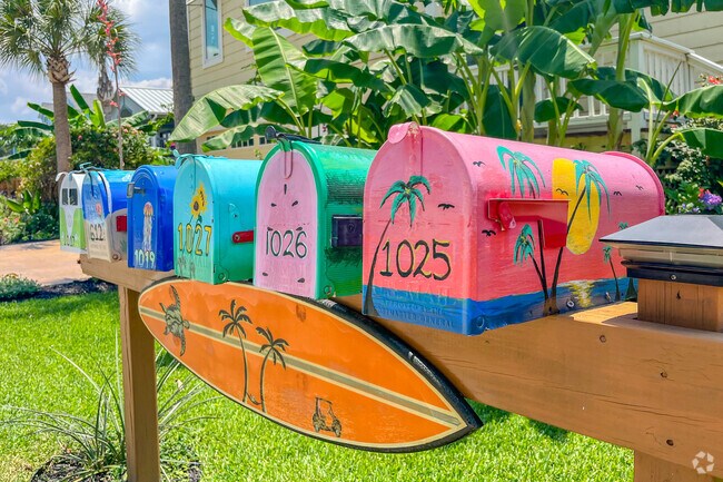 Many homeowners in Clear Lake Shores like to show off their personality with artistic mailboxes.
