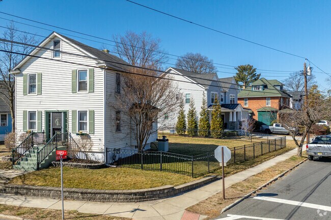 2 story colonials sit on corner lots in Westmont with fenced in yards, perfect for kids and pets.