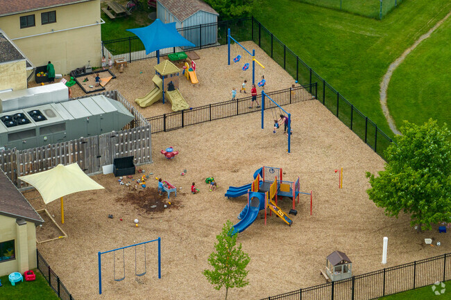 Hamilton Elementary has several playgrounds for students to play.