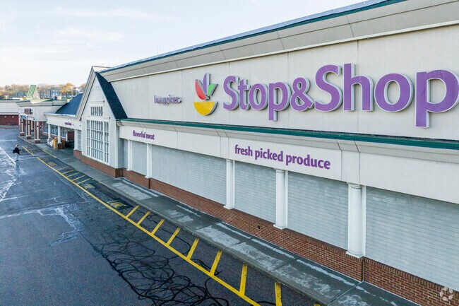 Major grocery chain Stop and Shop is a short drive over the bridge from Jamestown Village.