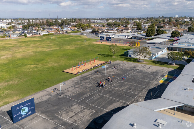 Your kids will love the large playground at Village View Elementary School.