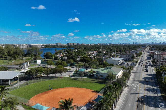 Try to reach the river as you hit homeruns at the Baseball Field at Robert King High Park.