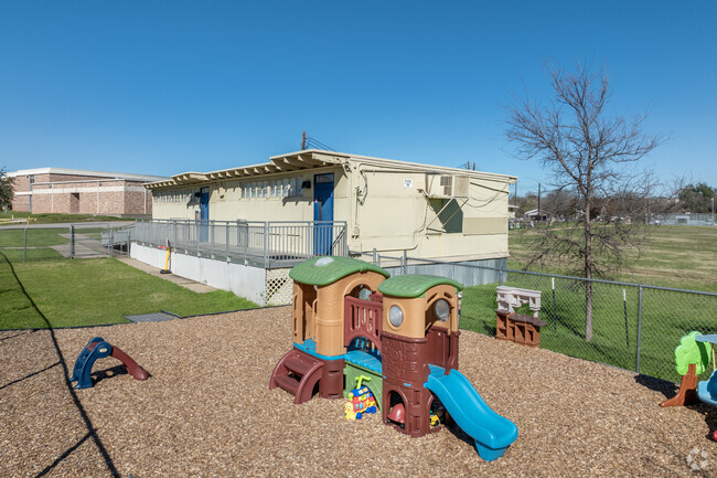 Portables and playgrounds can be found at Wooldridge Elementary School.