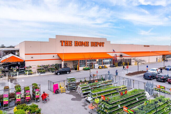 Biwers Woods has many large shopping options like The Home Depot.