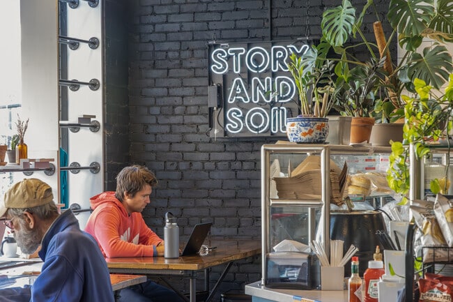 The Wesleyan Bookstore on Main Street is a go-to spot for students and visitors in Middletown.