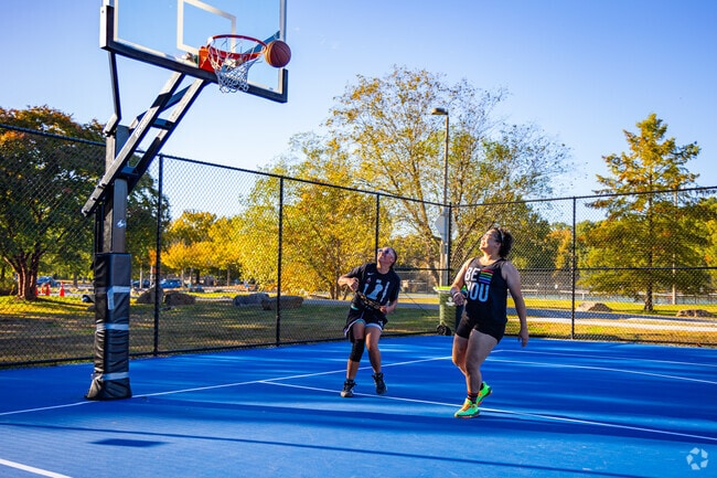 Play basketball with a buddy at Broad Rock Sports Complex in Pocoshock.
