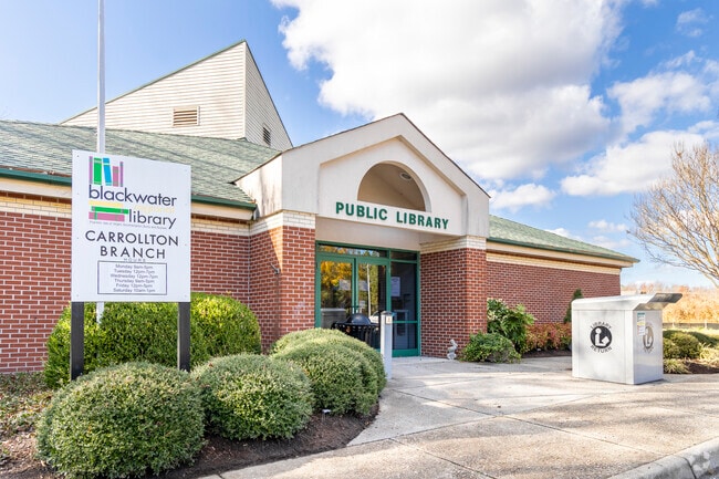 Catch up on some reading at Blackwater Regional Library in Carrollton.