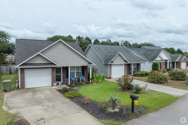 Newer homes in Spectrum sit closer together on smaller lots.