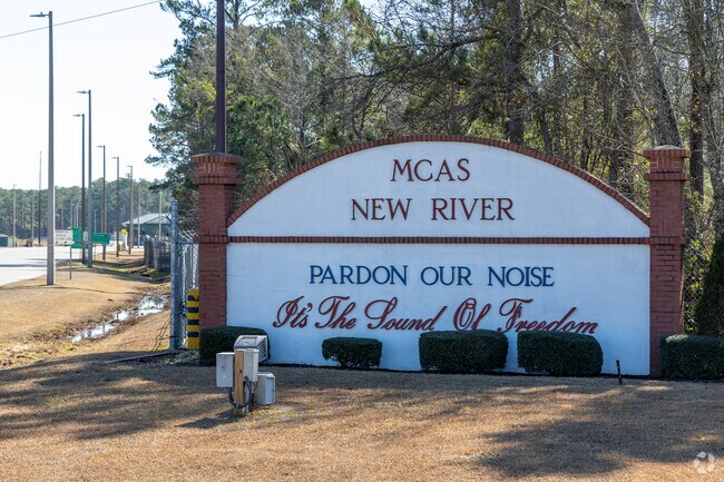 Just outside of Jacksonville, Marine Corps Air Station New River was the first base to fly the MV-22 Osprey.