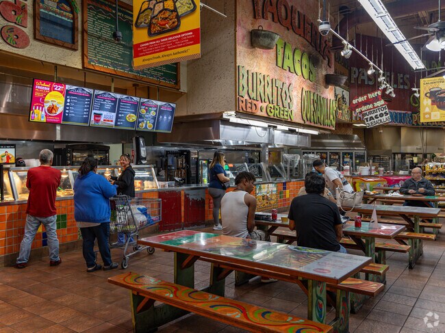 Los Altos Ranch Market offers a vibrant environment that offers Mexican food.