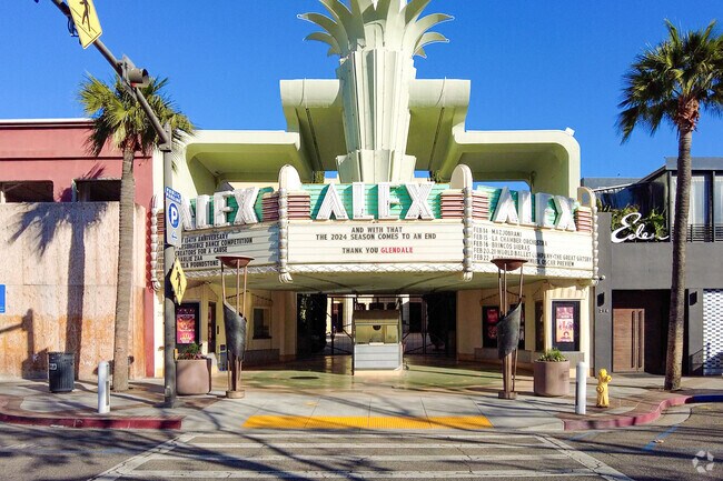 Alex Theatre opened in 1925 and was Walt Disney’s favorite place to preview his cartoons.
