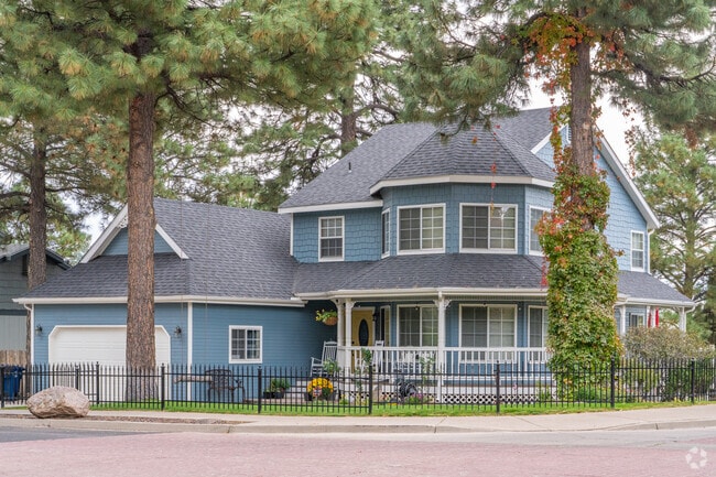 Swiss Manor also has four-to-five-bedroom custom-built homes with shaded front porches.